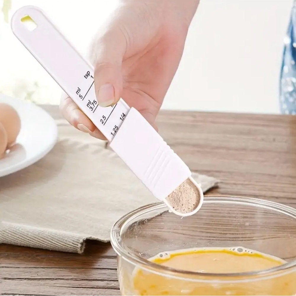 Adjustable Measuring Spoon Set, NEW - Picture 5 of 10